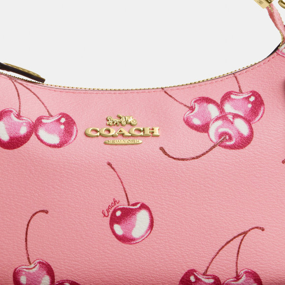 NWT Coach Outlet Teri Shoulder Bag With Cherry Print - Picture 4 of 7